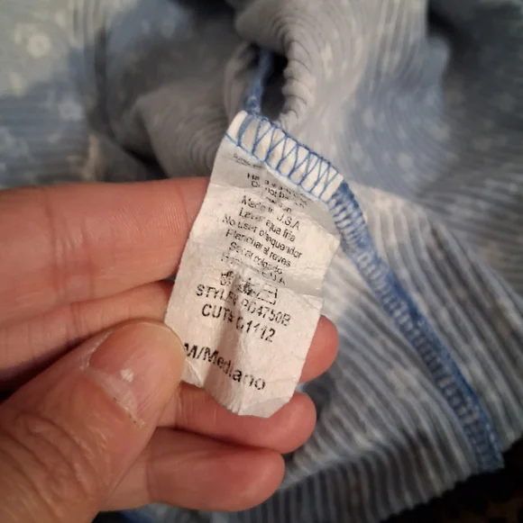 Blue Floral Mini Dress Juniors Medium - Picture 3 of 3